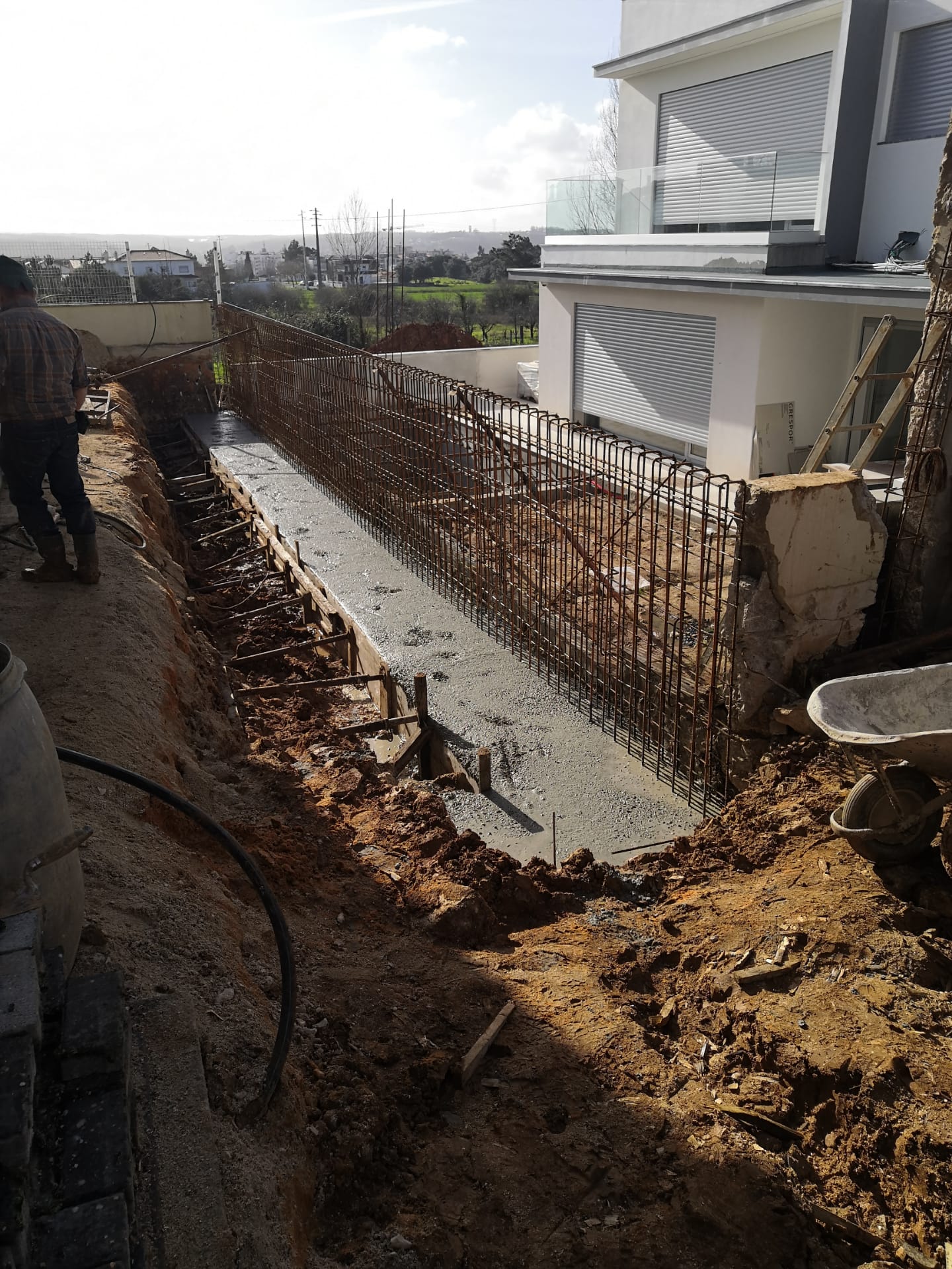 Execução de Muro de Suporte