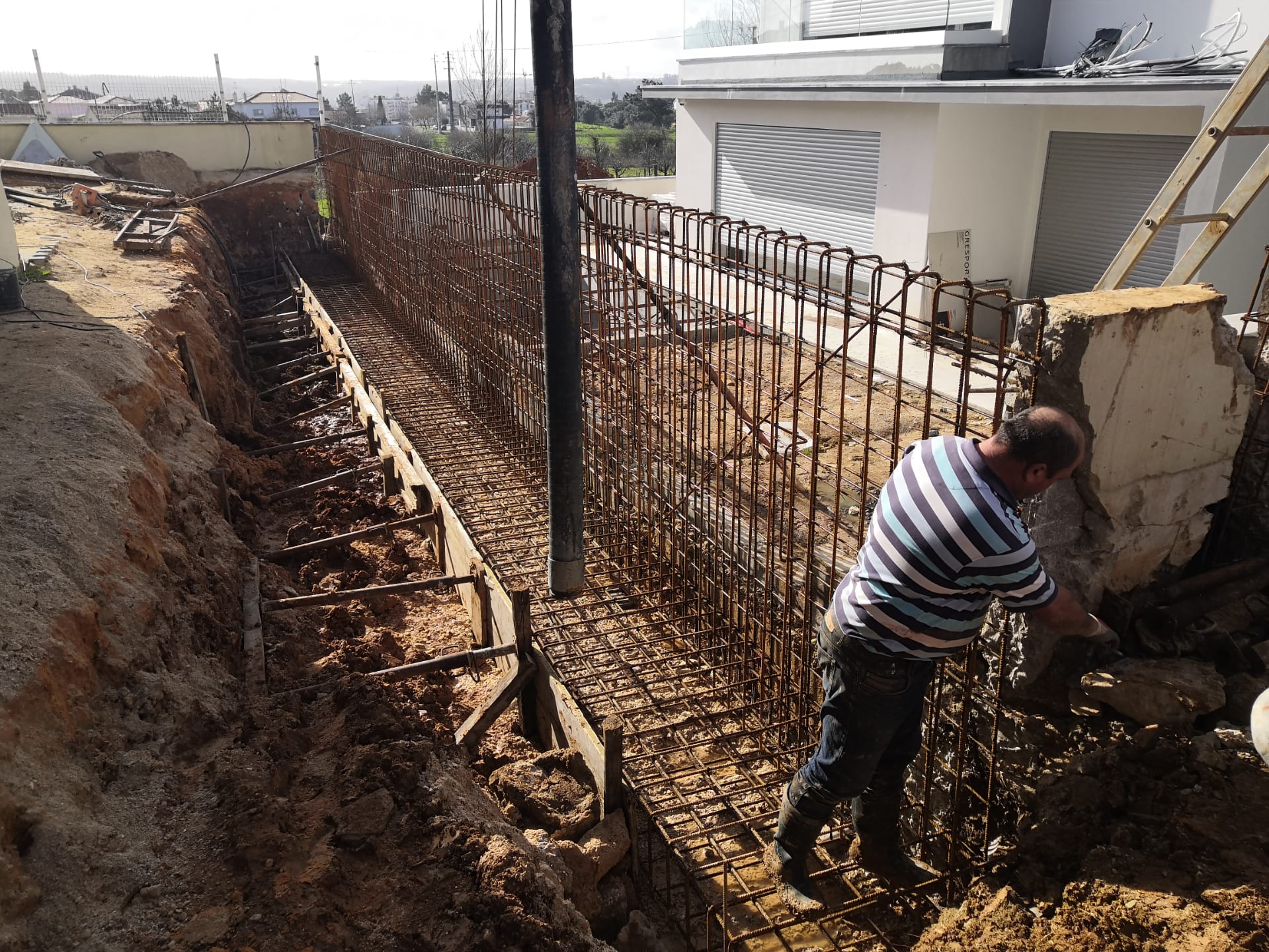 Execução de Muro de Suporte